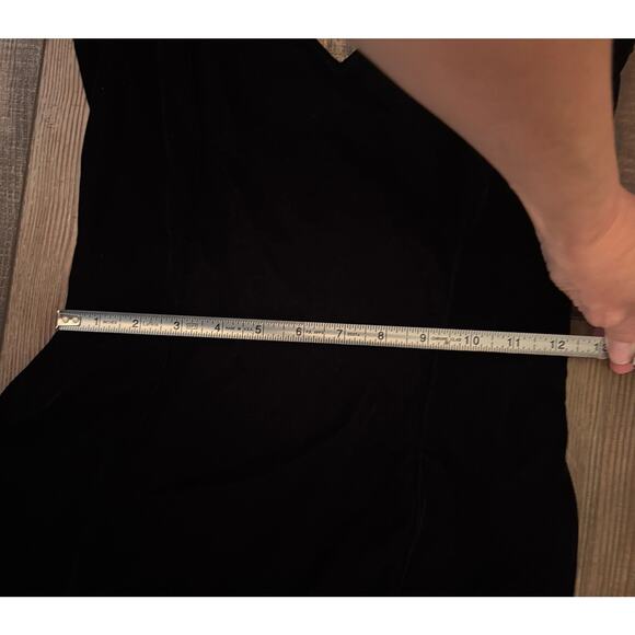 Sexy Witchy Vintage Jessica McClintock Maxi Dress 5/6 Y2K Goth Velvet - Picture 15 of 16